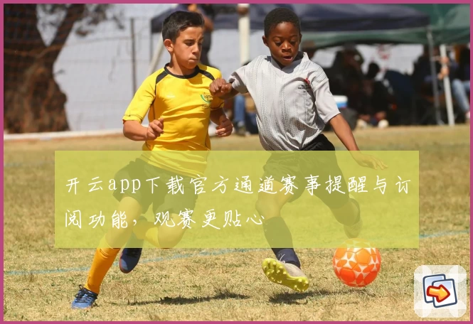 开云app下载官方通道赛事提醒与订阅功能,观赛更贴心